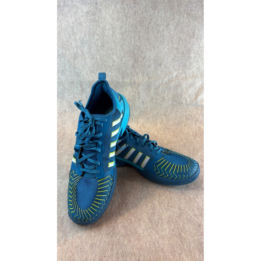 K-Swiss Express Light Pickleball Shoes Mens 13 Blue Yellow 07916-421-M Low Top